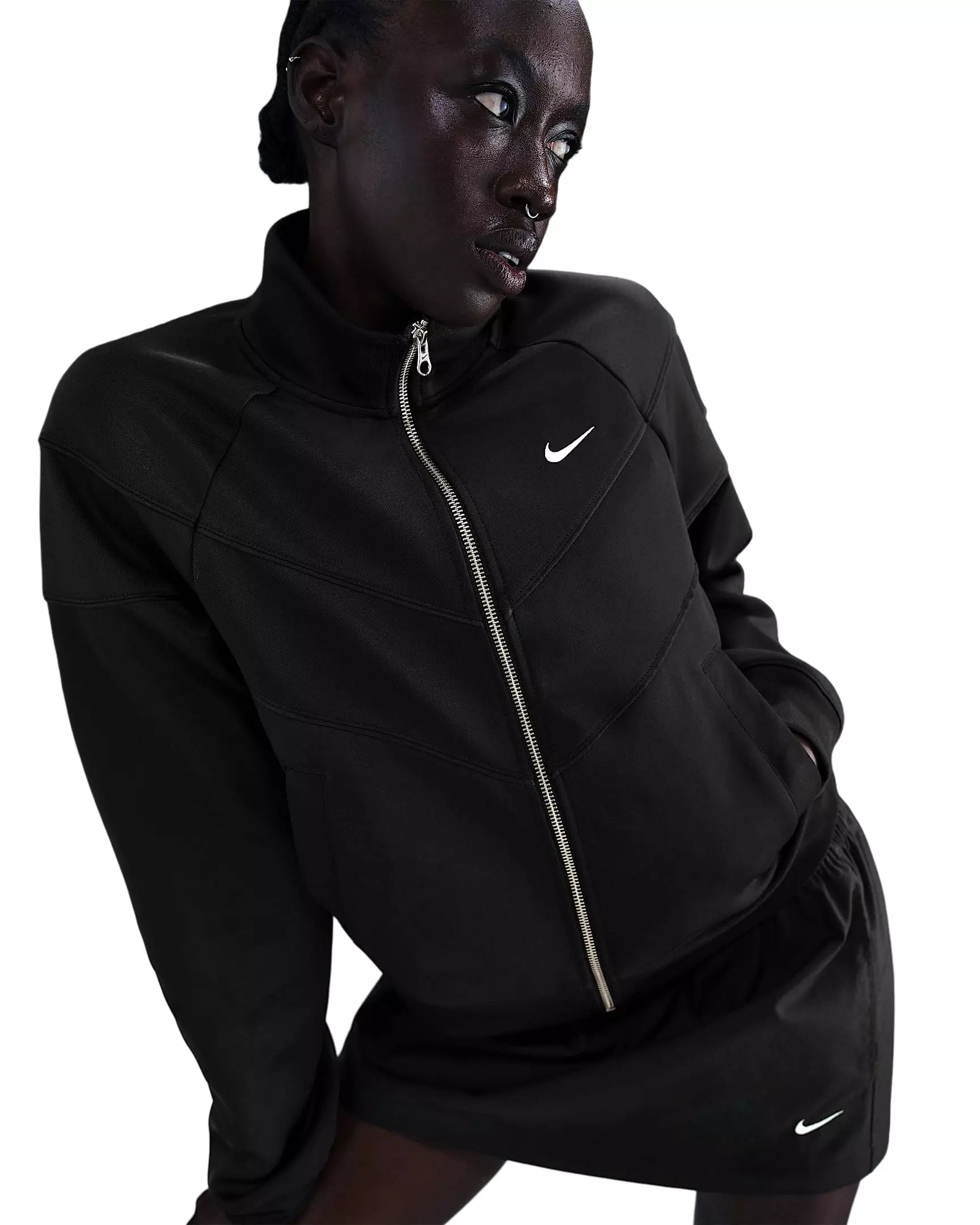 ☆NIKE☆Nike Sportswear Windrunner Women's Knit Jacket Nike Women's Sportswear Windrunner Knit Jacket - Black